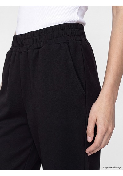 Lcw Modest Siyah Soft Touch Kadın Jogger Eşofman Altı