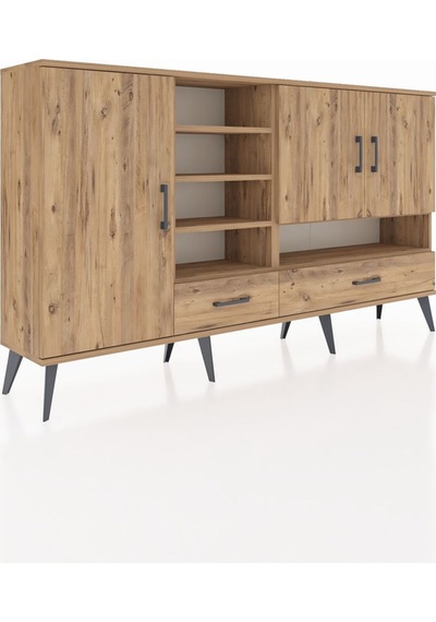 Arges Konsol 8 Raflı 2 Çekmeceli 3 Kapaklı 176x30x99 Çam-çam Atlas Çam - Atlas Çam Arges Konsol 8 Raflı 2 Çekmeceli 3 Kapaklı 176x30x99 Çam-çam Atlas Çam - Atlas Çam