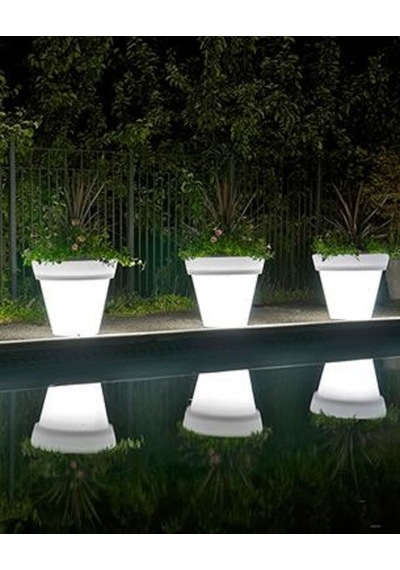 Led Işıklı Ø90cm Saksı