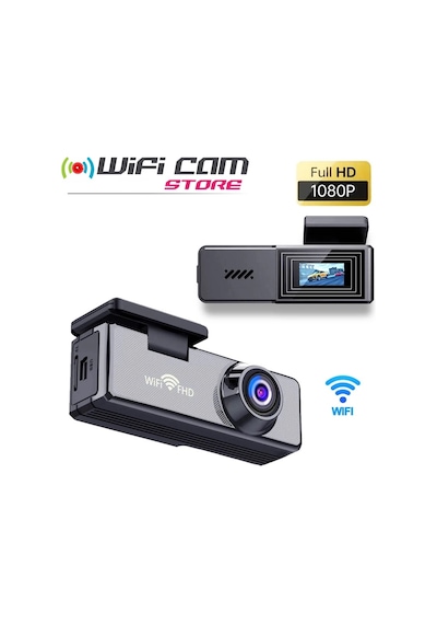 Dahili Wifi Dahili Mini Ekran 1080P Araç Kamerası