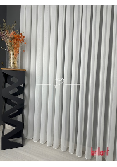 Tül Perde Brillant İtalyan Koleksiyon Armür FELİS-D019012 Çok Renkli