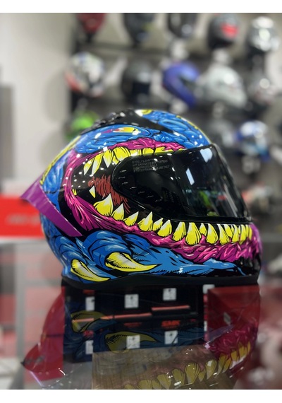 Mts 801 Azure Kapalı Kask Pembe - Sarı