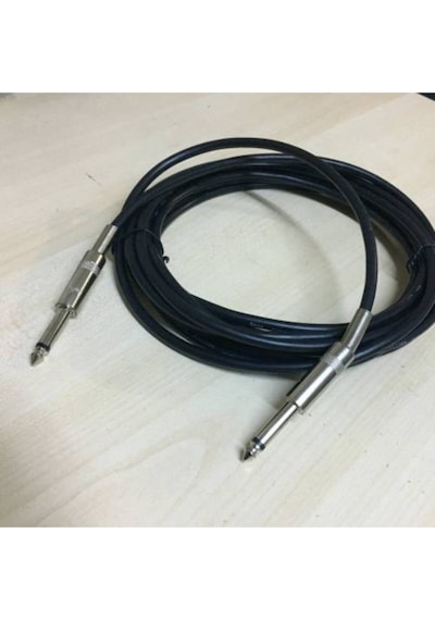5 Metre Kaliteli Mono 6.3Mm To 6.3Mm Amfi Kablosu 6.3Mm Çivi Jack