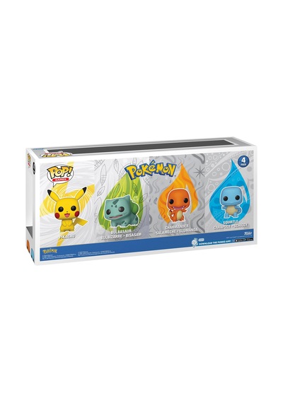 Funko Pop 4pk Excl Pokemon Starters 4p