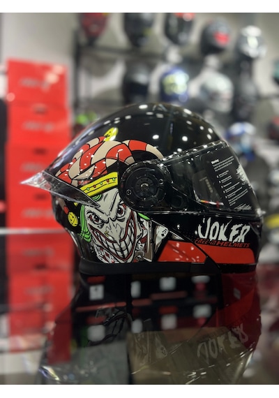 Free M 965 Joker Çene Açılır Motosiklet Kaskı Siyah