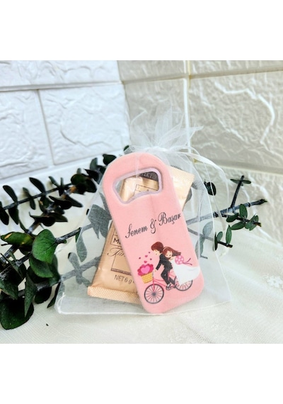 Söz Nişan Nikah Şekeri Hatıralık Hediye Magnet Açacak V 30 Adet