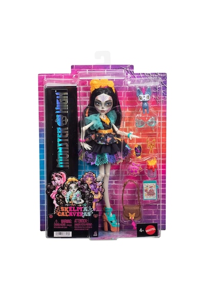 Monster Highana Karakter Bebekler Hpd53 - Siyah Elbiseli Skelita Calaveras Jhk34