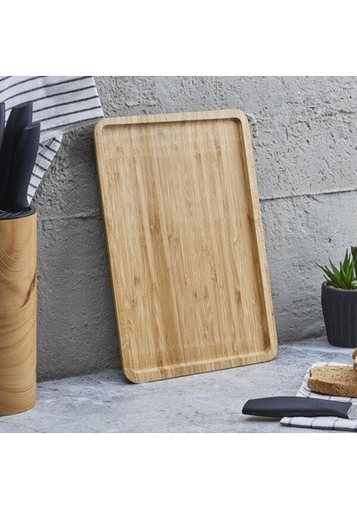 Lüks Doğal Ahşap Tepsi Sunum Çay Kahvaltılık Ve Sunum Tepsisi 33x23cm