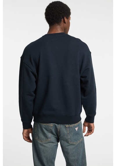 Guess Jeans Erkek Sweatshirt M5rq35kcpr1 Lacivert