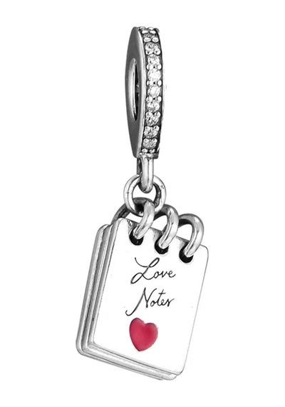 Nur Silver Love Notes Gümüş Charm Nur-bl01270