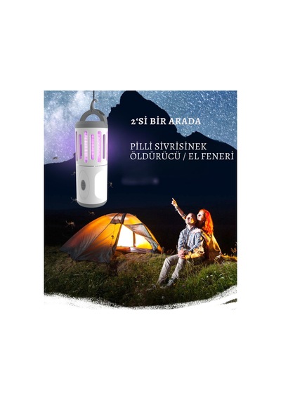 Vcm-03 Sivrisinek Kovucu Ve Öldürücü - Kamp Tipi Pilli