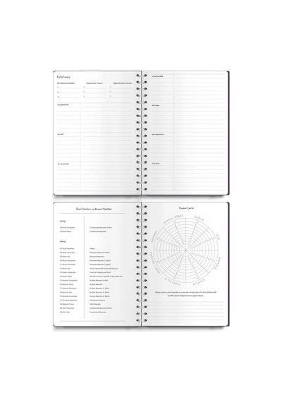 Victoria's Journals Akademik Ajanda 2023-2024 Haftalık A5 14.8x21 Cm Çok Renkli