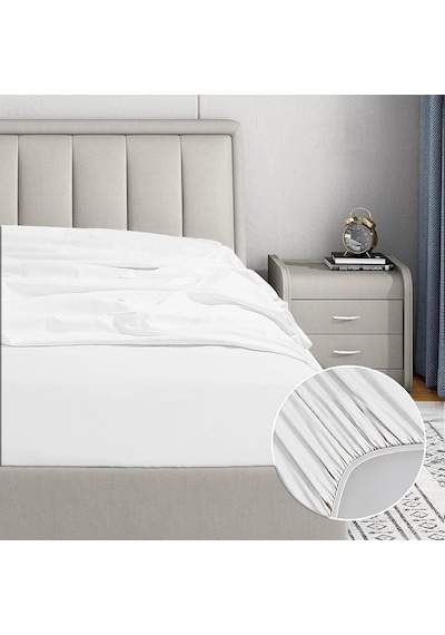 Soley Jersey %100 Pamuk Çift Kişilik 200 X 200 Lastikli Çarşaf Çok Renkli