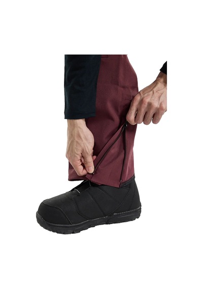 Burton Reserve 2l Bib Erkek Kırmızı Snowboard Pantolonu Almn Bordo