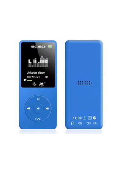 8gb Hafıza Kartlı Bluetoothlu Mp3 Çalar Fm Radio Dahili Hoparlör Ekranlı Müzik Çalar