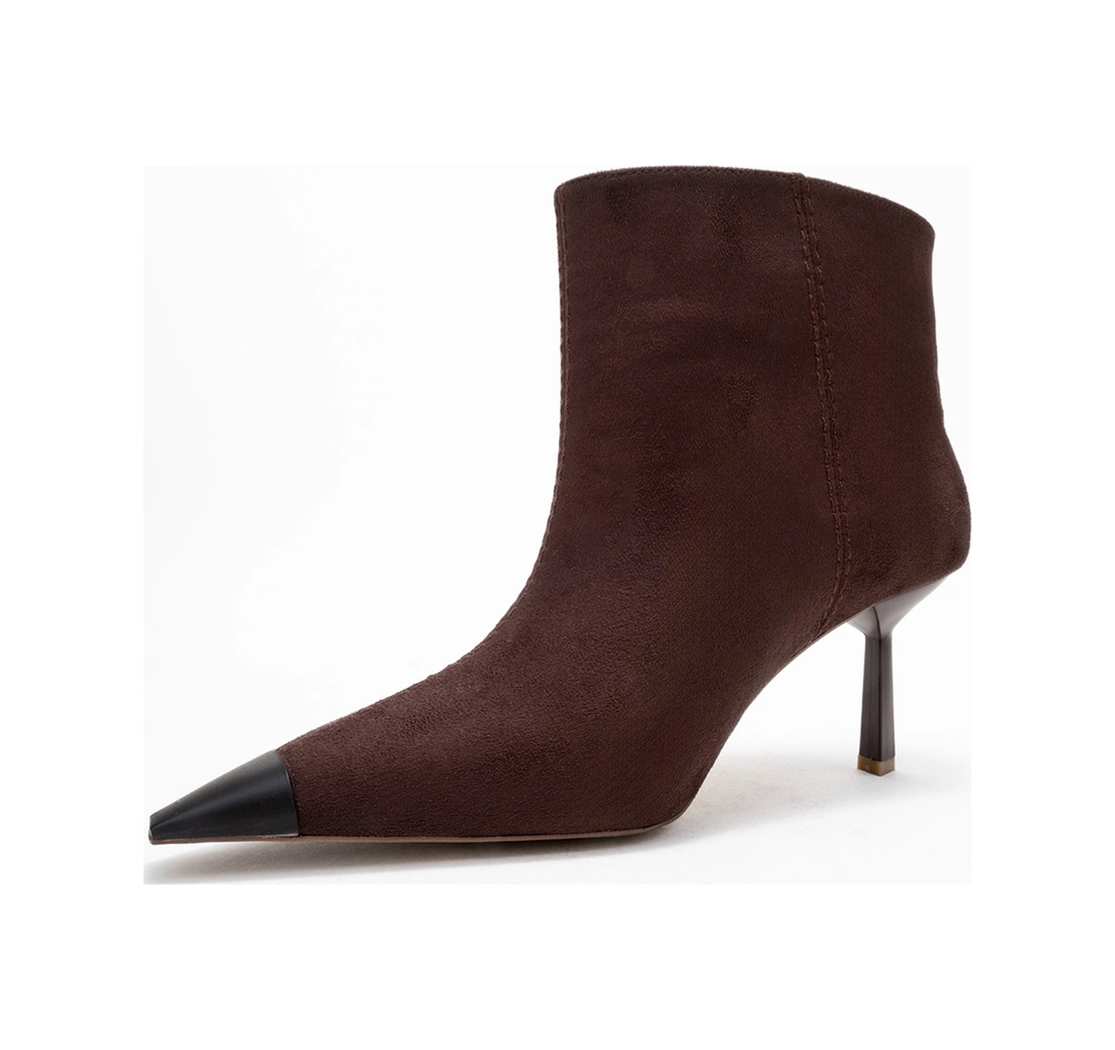 Luvishoes Luvi Shoes Rassel Kahverengi Süet Mat Burunlu Kadın İnce Topuklu Bot Süet Kahve Luvishoes Luvi Shoes Rassel Kahverengi Süet Mat Burunlu Kadın İnce Topuklu Bot Süet Kahve