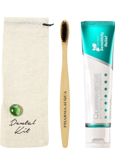 Dental Kit - Opalescence Sensitivity Relief Hassas Dişler İçin Beyazlatıcı Diş Macunu 133 Gr + Bambu Diş Fırçası