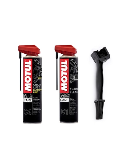 Motul C1 - C4 Zincir Temizleme + Fırça Seti