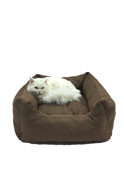 Zishhome Chocolate Büyük Pet Kedi & Köpek Yatağı 60 x 60 x 60 CM