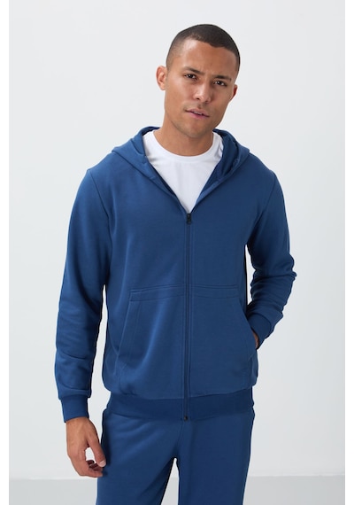 Tommy Life Parlament Kompakt Pamuklu Kalın Pürüzsüz Dokulu Kapüşonlu Comfort Fit Erkek Eşofman Takım - 85262 Mavi Tommy Life Parlament Kompakt Pamuklu Kalın Pürüzsüz Dokulu Kapüşonlu Comfort Fit Erkek Eşofman Takım - 85262 Mavi