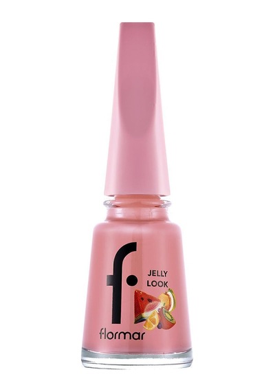 Flormar Juicy Fruits Jelly Look Yüksek Pigmentli & Parlak Bitişli Jel Görünümlü Oje Jl104 Rose Apple