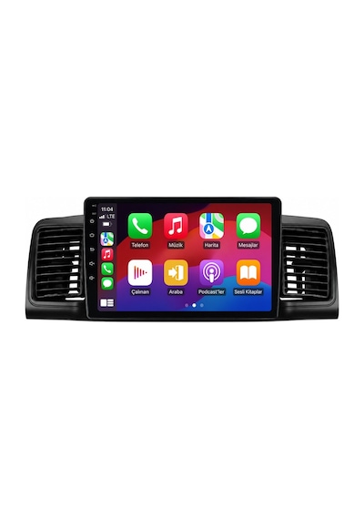 Toyota Corolla 2002-2007 Android Multimedya Carplay Android Auto Navigasyon Kameralı 8gb Ram 128gb 9"