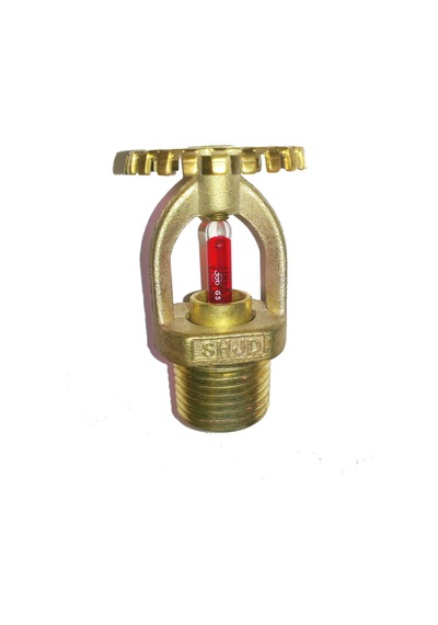Non Ul Dik Up Tip Yangın Sprink Pirinç 68 C Kırmız 1/2 Sr