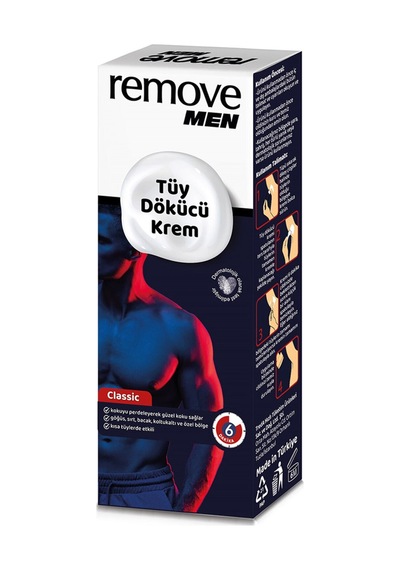 Remove Men Tüy Dökücü Krem For Men Klasik 100ml - 7 Adet Tarı