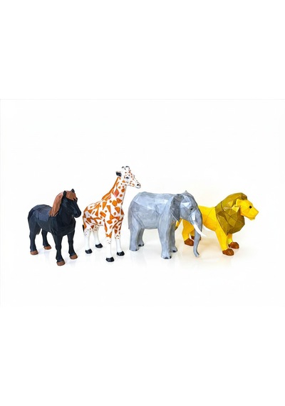 Montessori Manyetik Puzzle - Mıknatıslı Eğitici Hayvan 3d Yapboz Diğer