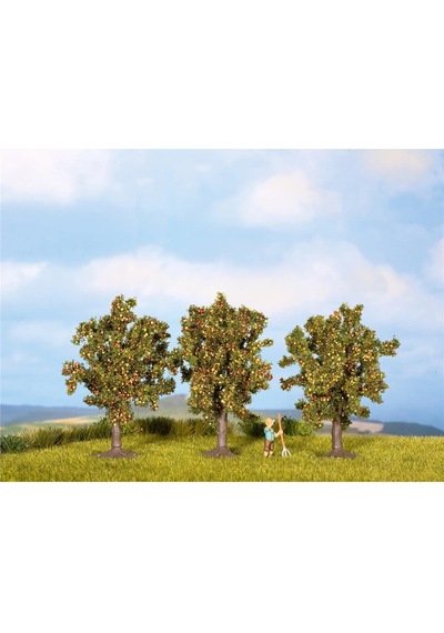 Noch 25513 Elma Ağaçları, 4,5 Cm. 3 Adet, Diorama Malzemesi-59362