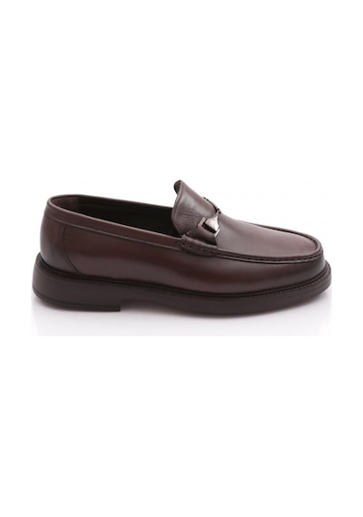 Dgn 2459-2 Erkek Loafer Ayakkabı Kahve Antik