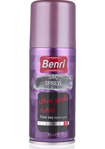 Benri Ultra Güçlü Tutuş Saç Spreyi 75 ML