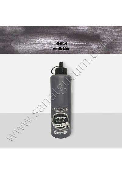 Cadence Hibrit Metalik Boya 500 Ml. Hm816 Antik Mor