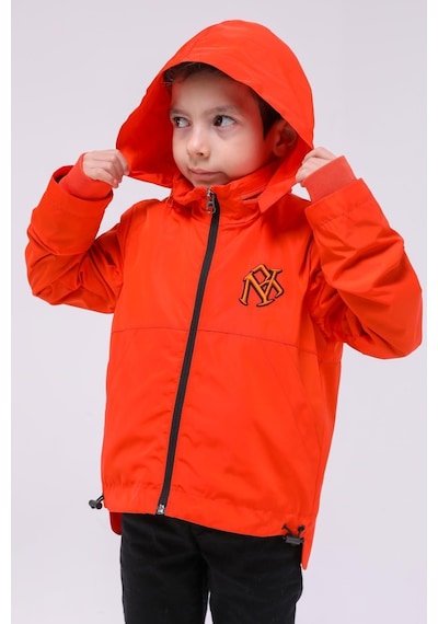 Benitto Kids Erkek Çocuk Mevsimlik Yağmurluk Ceket 51296-turuncu Turuncu