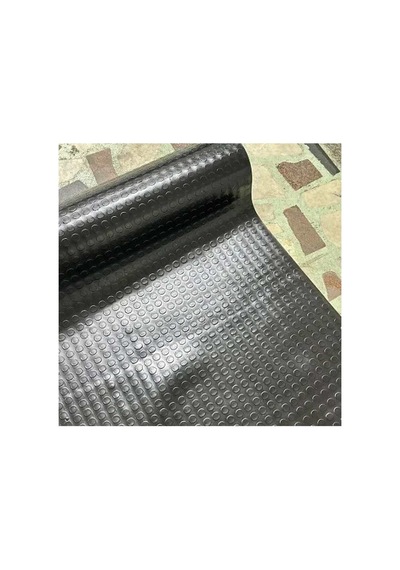 Pvc Desenli Zemin Kaplama Muşambası 2mm 1x5 Metre Kaymaz Araç Konteyner Oto Taban Kaplaması Siyah