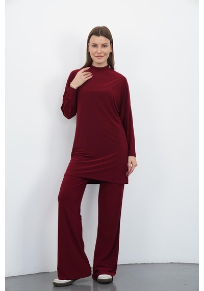 Penyebizden Sandy Pantolon&tunik Takım-bordo