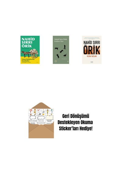 Vatan Beldelerine Seyahatler + Everest Açıkhava 29 - Kedilere Dair + Resim Yazıları + Okuma Sticker'ları