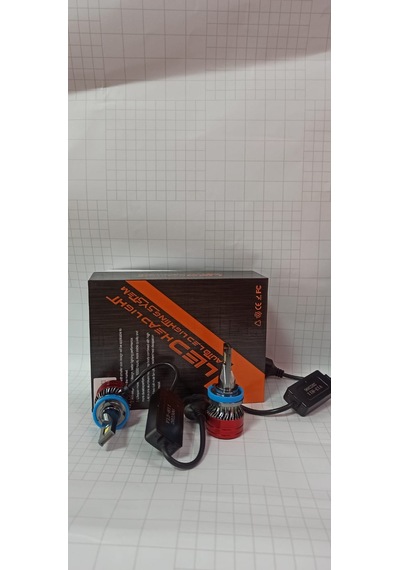 H11 Kısa Sis Far Ledi 12000 Lumen Csp Şimşek Etkli Led Xenon