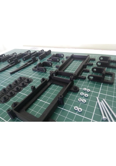 Örümcek Robot 12 Sg90 Siyah