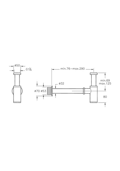 Sifon Altı Esi 330 Mm - 28961000 Çok Renkli