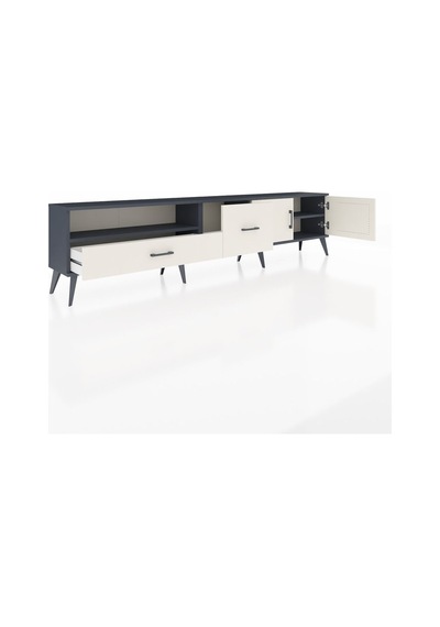 Arges Tv Ünitesi 2 Raflı 2 Çekmeceli 2 Kapaklı 220x30x51 Antrasit-aytaşı Aytası/aytası - Antrasıt Arges Tv Ünitesi 2 Raflı 2 Çekmeceli 2 Kapaklı 220x30x51 Antrasit-aytaşı Aytası/aytası - Antrasıt