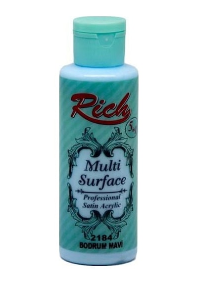 Rich Multi Surface Akrilik Boya 120 Cc Bodrum Mavi 120-2184