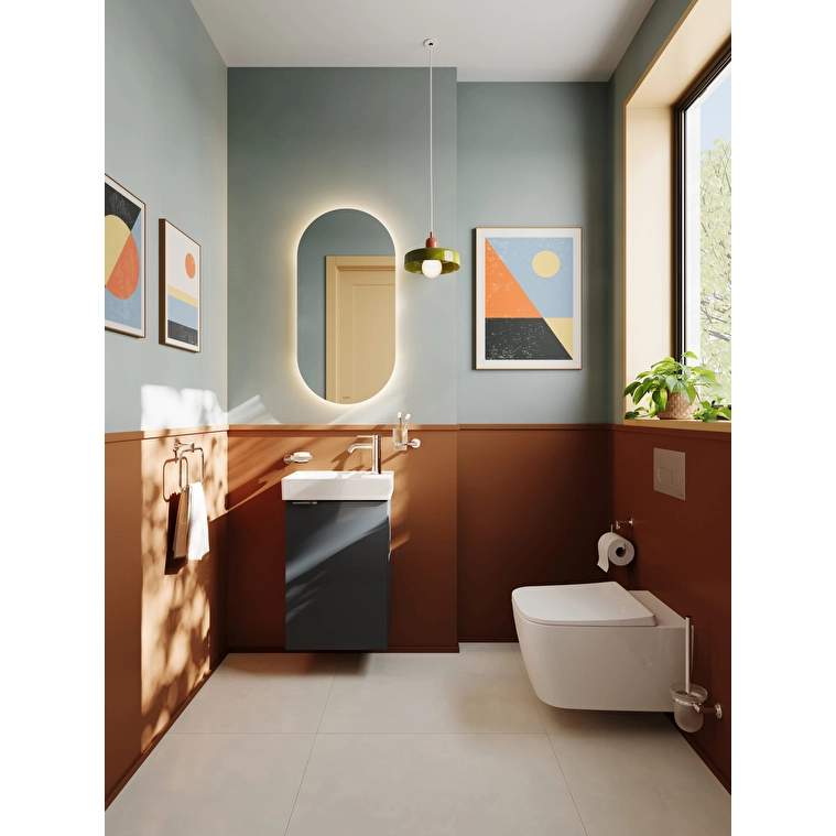 İntegra Square Komp.lavabo 45 Cm Beyaz Beyaz