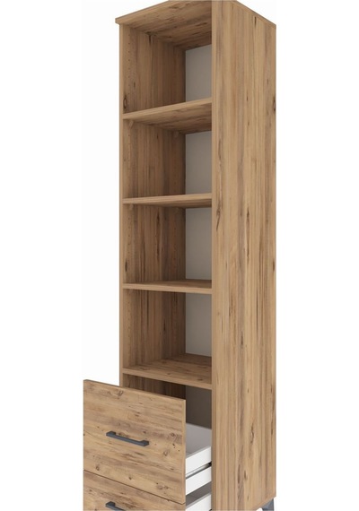 Hyperion Dolap 4 Raflı 2 Çekmeceli 44x44x195 Çam-çam Atlas Çam