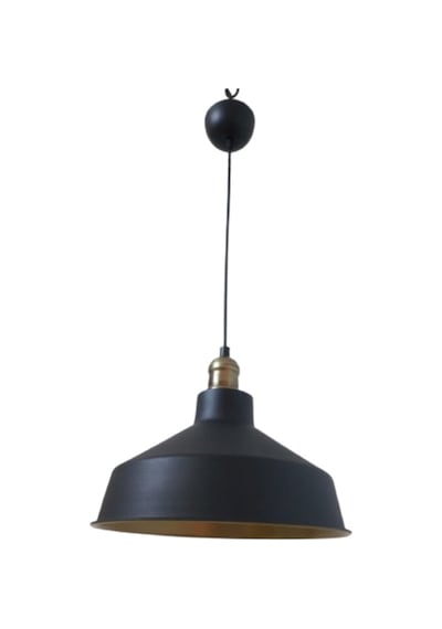 Rys Retro Metal Siyah Dekoratif Eskitme Duylu Kafe Siyah Içi Gold (536634008)