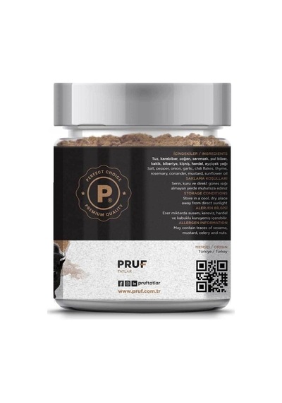 Montreal Biftek Çeşnisi/montreal Seasoning 130 Gr. Sağlıklı Cam Kavanoz Çok Renkli