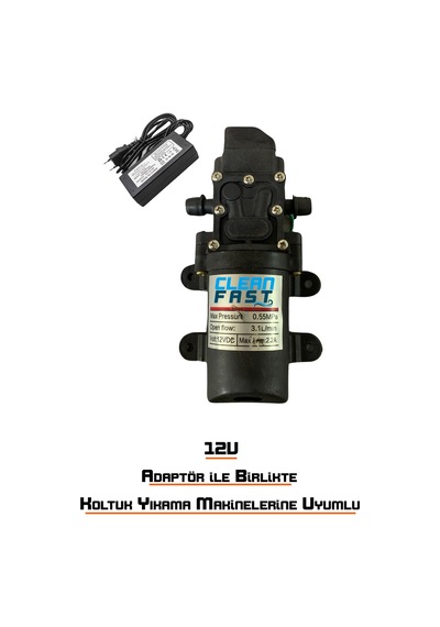 Adaptörlü Su Pompası 12v