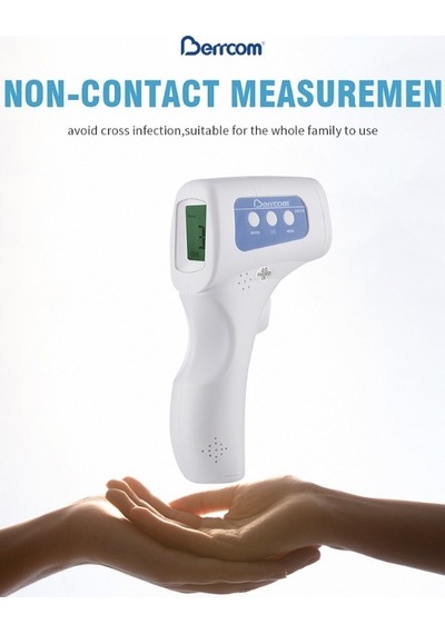 Berrcom Medical Dijital Temassız Ateş Ölçer Termometre