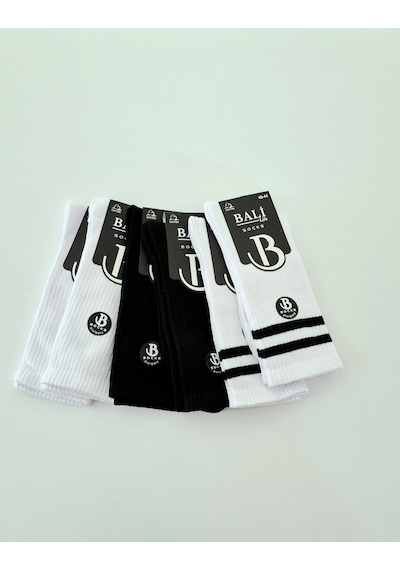 Bali Socks Dikişisiz Erkek Kolej Çorap 6lı Çok Renkli