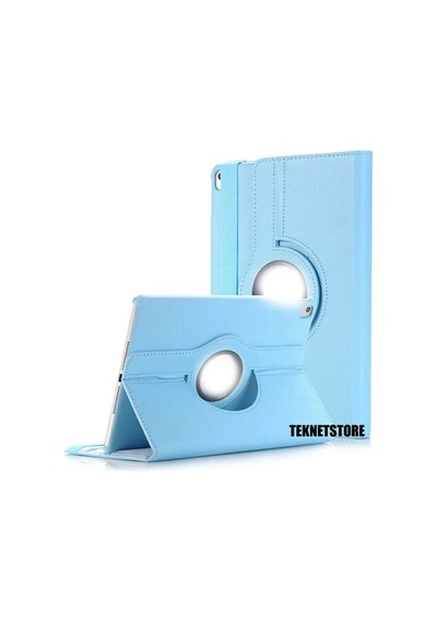 Apple Uyumlu iPad, 9. Nesil 2021 10.2 Inç Tablet Standlı 360 Dönebilen Deri Kılıf Leather Case Tam Kılıf
